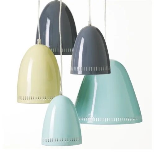 Modern Mini Pendant Lampshade Ceiling Light With Satin Bell Metal Glass Cover Chandelier Shade Simple & Elegance For Decoration