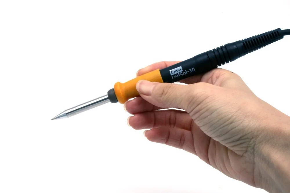 EXSO Electric Soldering Station. High Temp. Adjustable Temperature. Welding tool. LedSol 300-1 One channel. Made In Korea