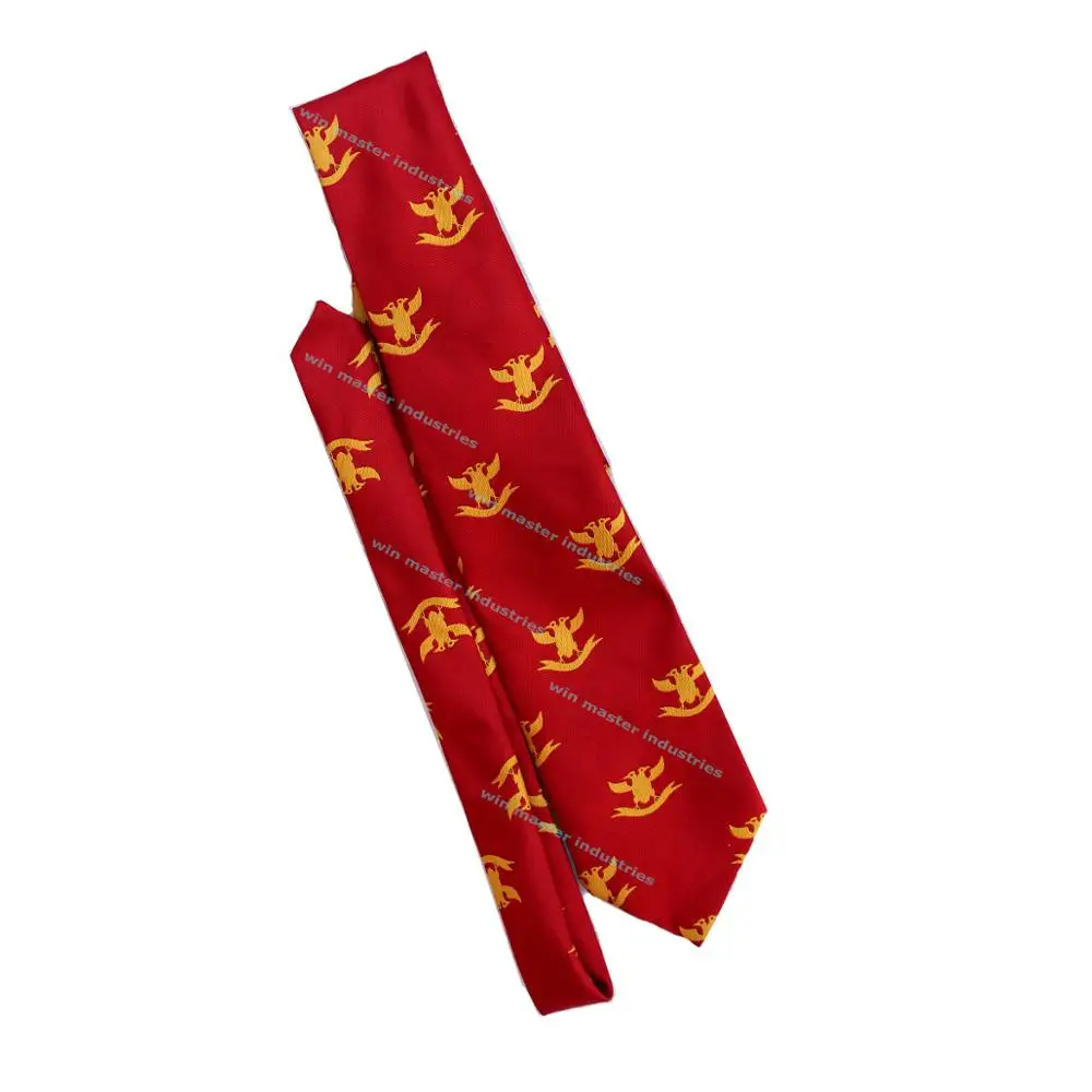  Белый галстук masonic regalia с вышитым
