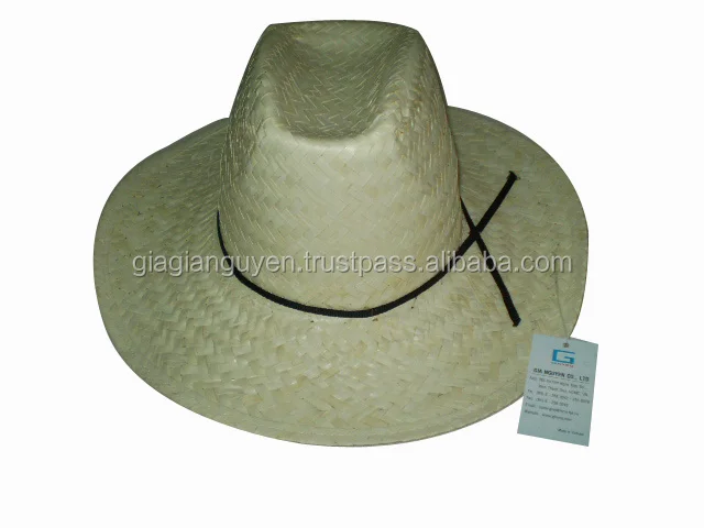 100% NATURAL STRAW HAT, PALM LEAF HAT, SEAGRASS HAT FROM VIETNAM