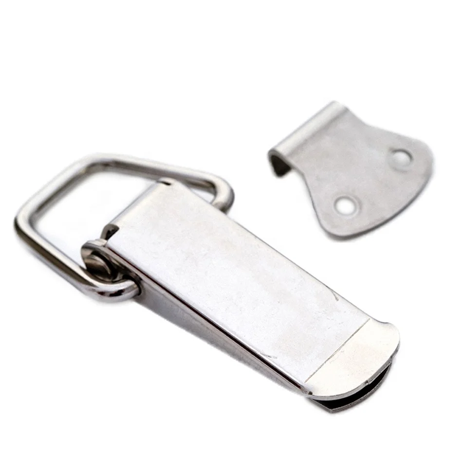 TS-17-SUS Stainless Steel Clamps Lock Compression Draw Clamp Door Locking Case Over Center Clip Hatch Tool Box Toggle Latch