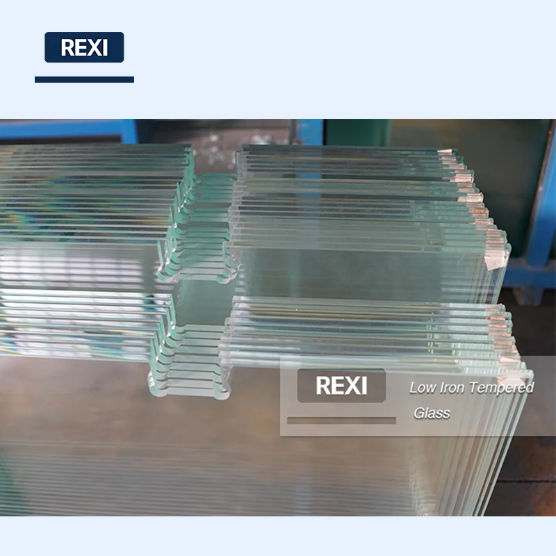 3mm-19mm Clear Low Iron Tempered Glass Toughened Float Glass