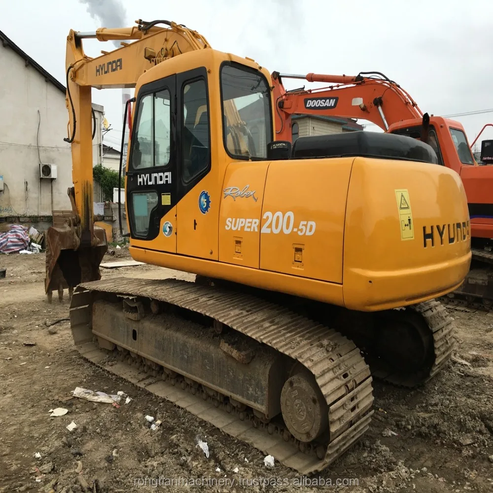 used Hyundai 200 excavator, Hyundai super 200-5D excavator, used excavator