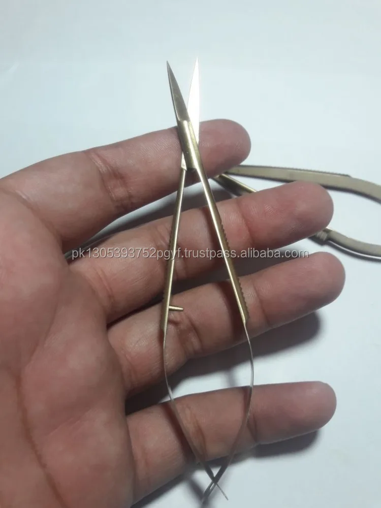 Plasma Gold Spring Scissor EYELASH SCISSORS/ Eyelash Extension Tweezers