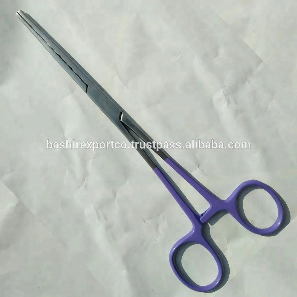 Wholesale OEM Homeostatic Forceps Stainless Steel Custom Logo Fly Fishing Locking Straight Hand Tool Fishing Forceps / Clamps