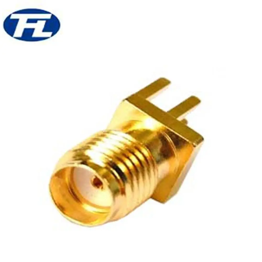 2023 Hot-sale SMA- PCB RA connector 90 degree 4 holes sma- adapoter