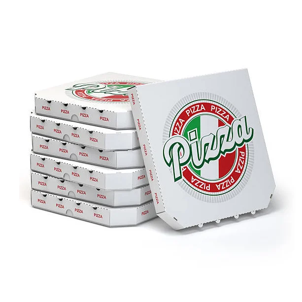 Pizza Box, Pizza Packaging Box,  All Size 9 10 11 12 14 18 Inch pizza box reusable corrugated paper pizza packing Delivery box