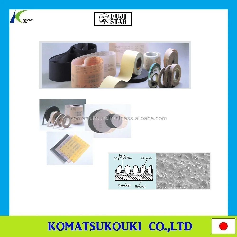 Best-selling Japan Sankyo Rikagaku Fujistar abrasive products--Woodworking cloth for wood sanding