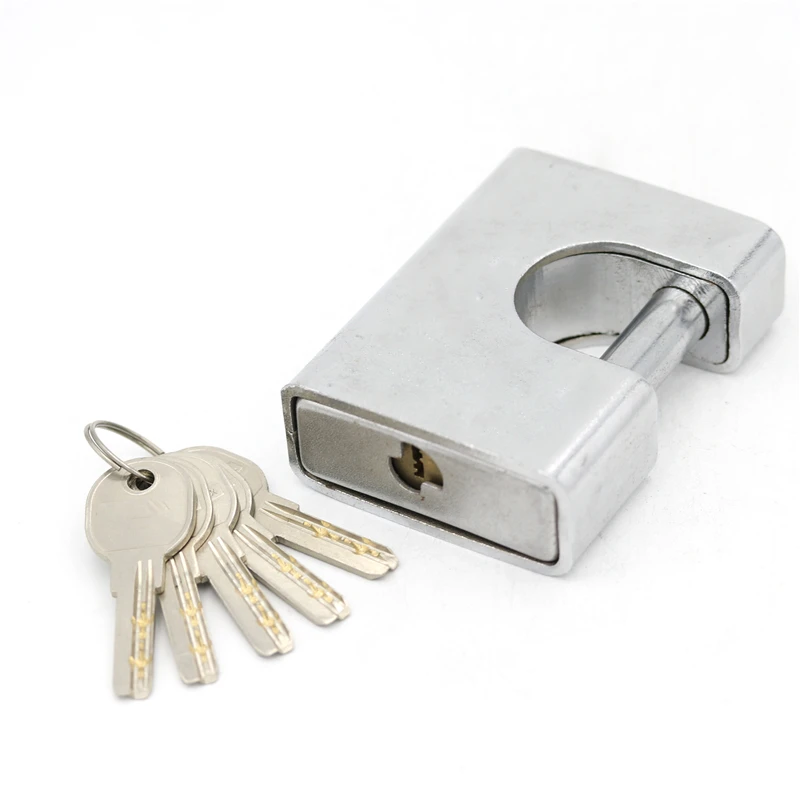 
Top Sale Safe 5 Brass Keys Iron Body Brass Cylinder Heavy Duty Padlock Size 84-94-104mm 