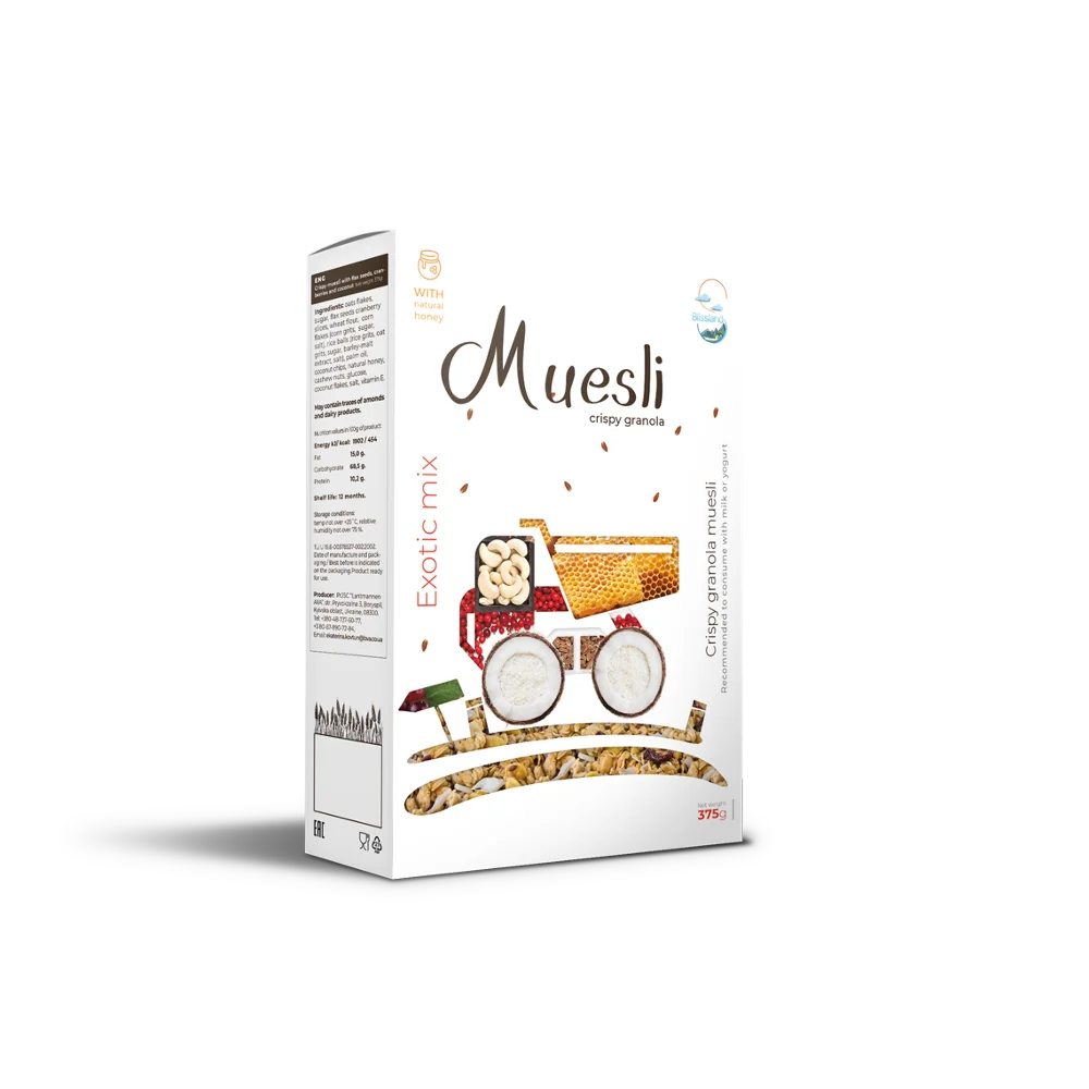 Crispy muesli exotic mix