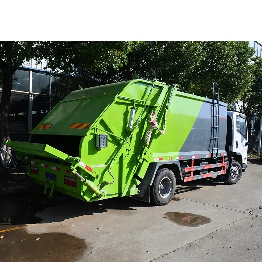 SHACMAN 8cbm compression garbage compactor truck manufacturer