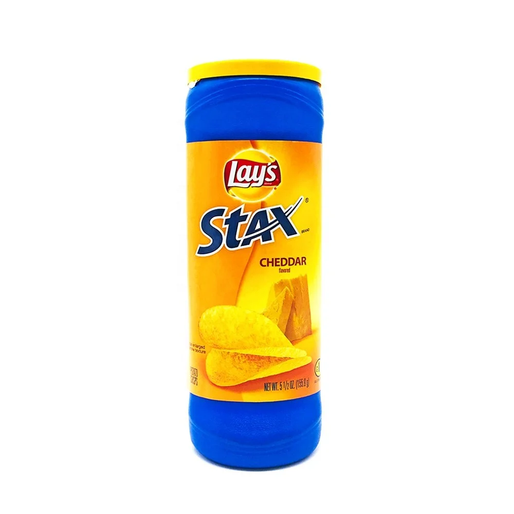 Оптовая продажа Прямая поставка с завода Картофельная Чипса LAY'S Stax хрустящие золотые закуски 156 г