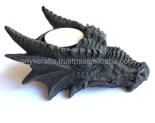 Dragon Shaped Marble Tea Light Candle Holder in Best Price