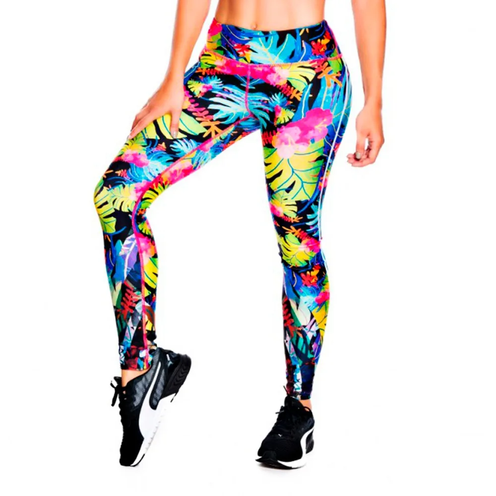 Custom Fit Ladies Sports Wear Gym Fitness Clothing Sublimation Printed Leggings For Women