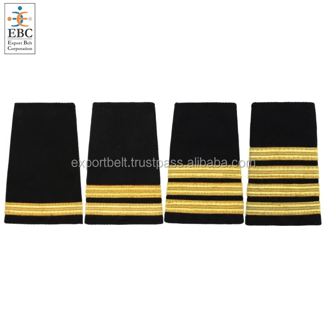  Высококачественные Наплечные доски Pilot/эполеты 3/8 дюйма в металлических золотых и серебряных косичках