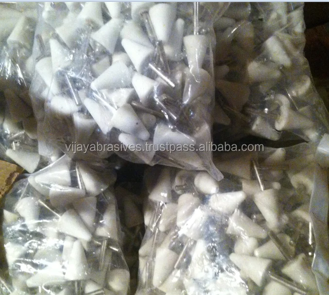 Abrasive Pink Orange Brown Mounted Points