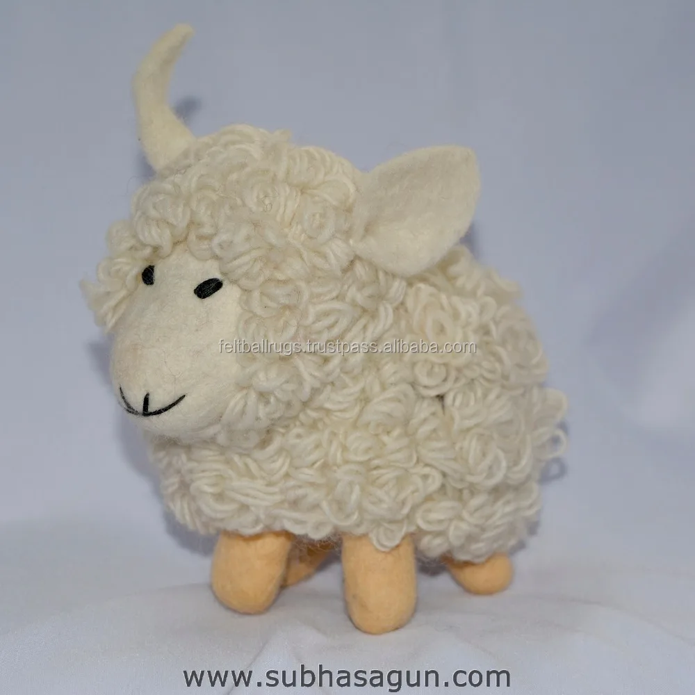 Wholesale Wool Felt Sheep Toys - Soft and light Weight Sheep Toys from Nepal