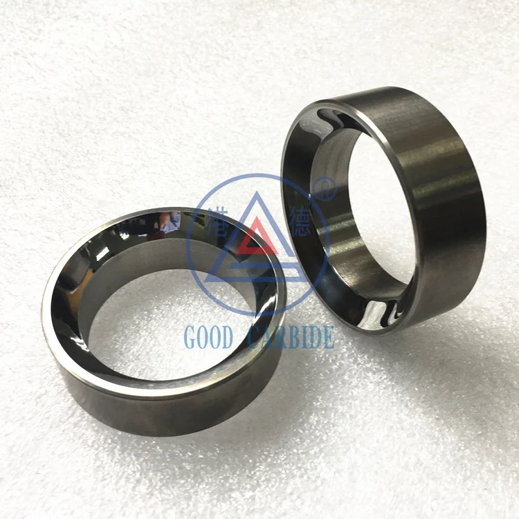 custom made abrasion resistance tungsten carbide bottom valve seat for ball valve