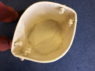 Cheap Wholesale eco-friendly heavy duty custom cotton canvas laundry bag