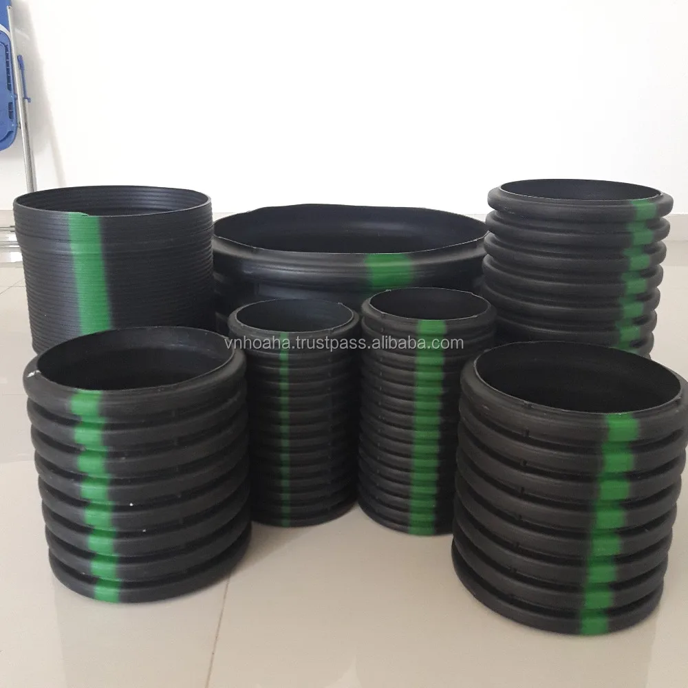 BSCI HDPE Double Wall Corrugated Pipe Made in Viet Nam new