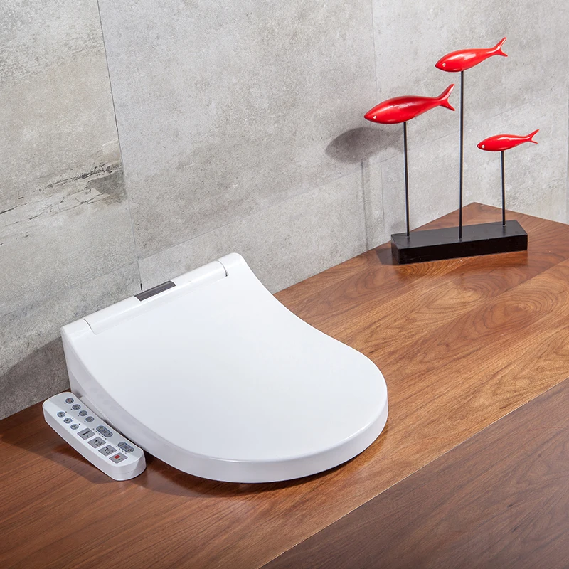 BSMI approval Modern D shape Heated Electric Bidet Toilet seat instant heating tankless  Electronic bidet seat smart toilet seat