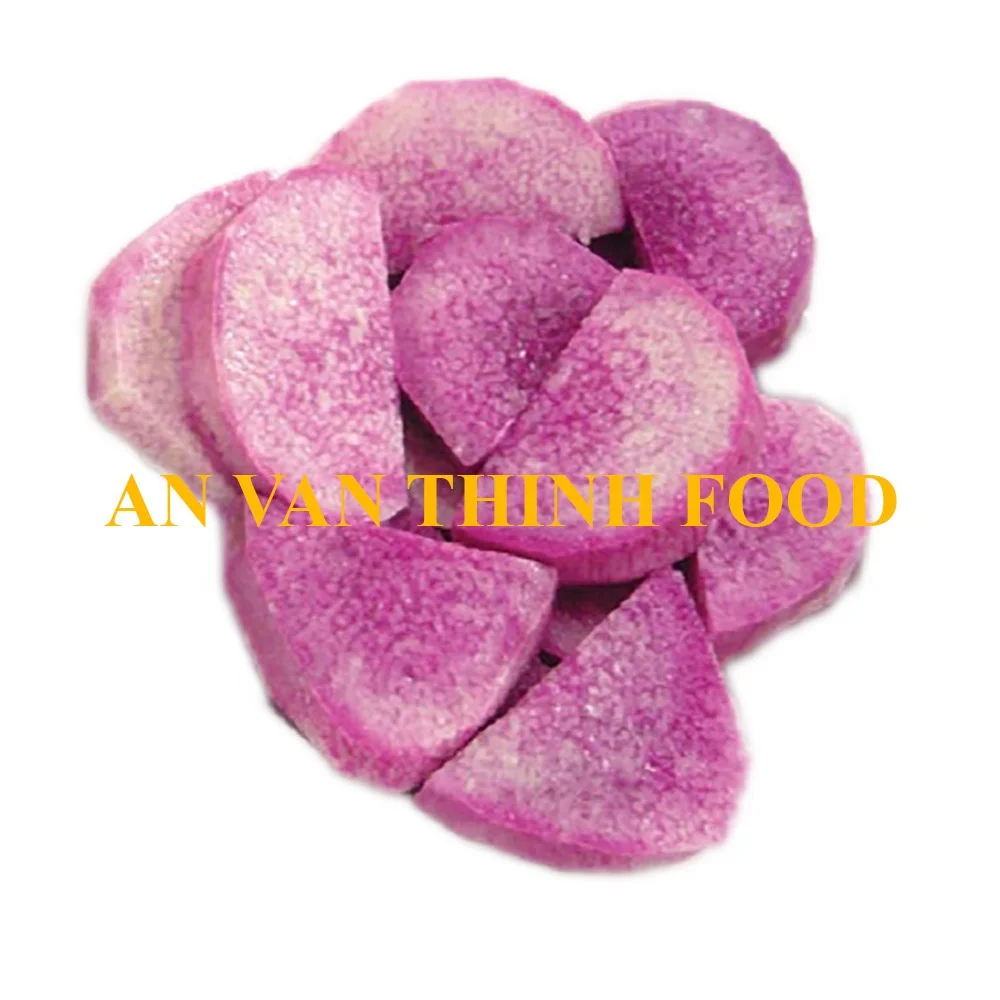 Лидер продаж, замороженный фиолетовый YAM CHUNK IQF от компании VAN THINH FOOD из Вьетнама