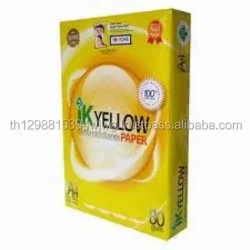 ik yellow a4 paper a4 copy paper 80gsm 70gsm copier paper