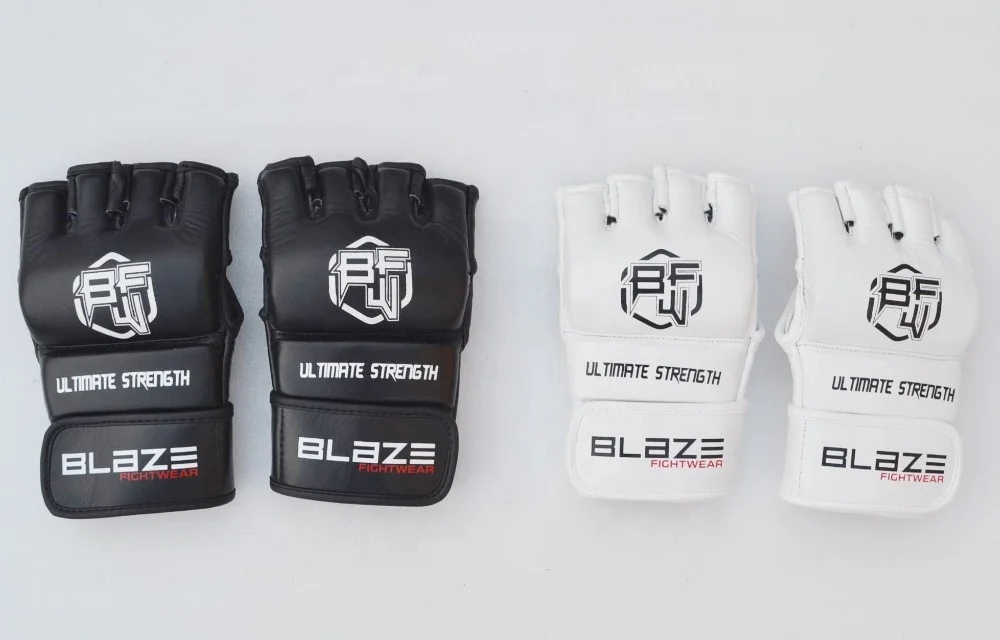 Перчатки для боевых искусств, с защитой большого пальца, 4 унции