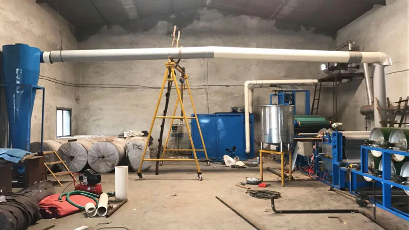 Cotton polyester chemical fiber opening machine