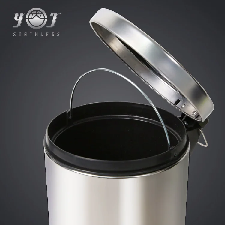 
New Arrival Design Stainless Steel Cheap Foot Pedal Trash Bin 