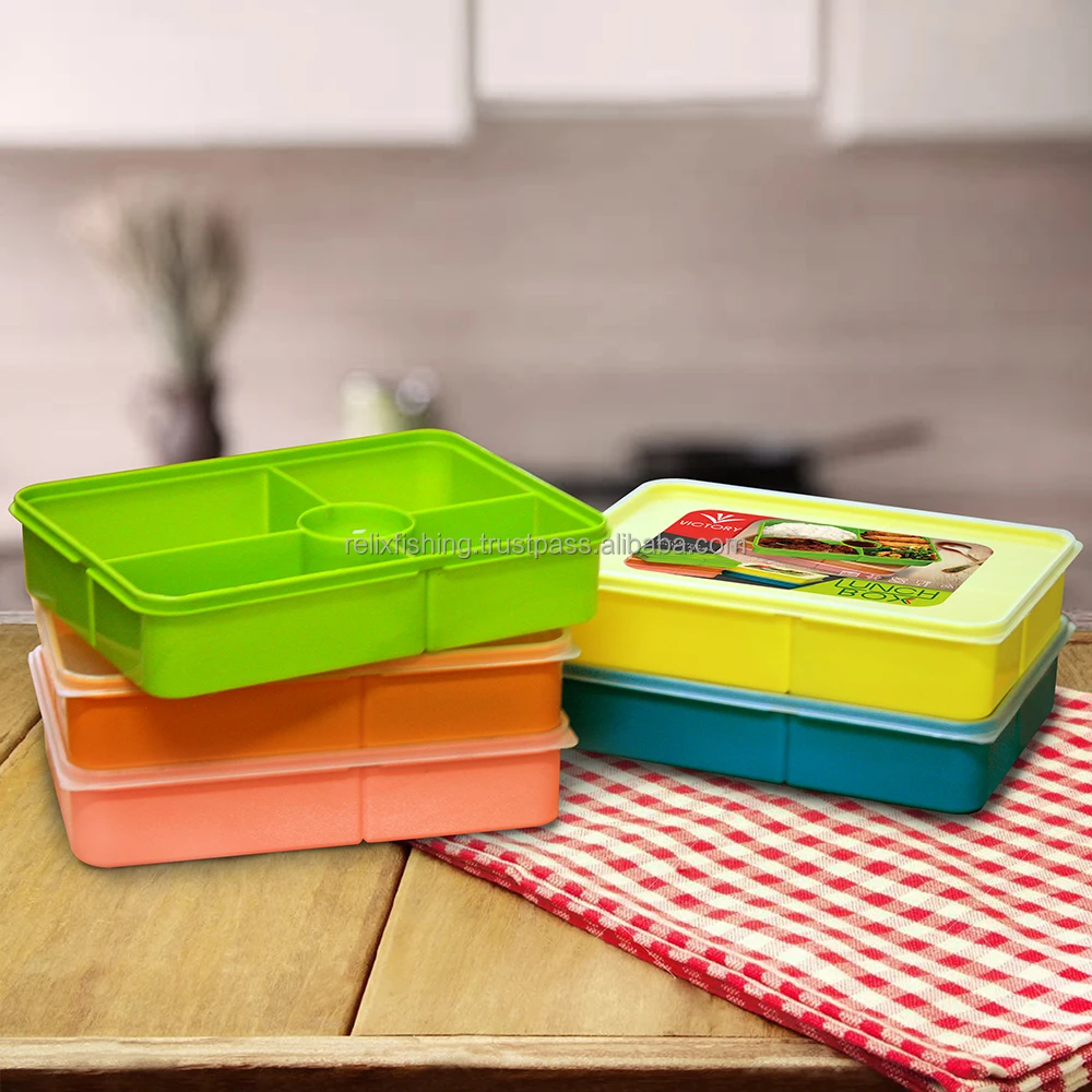 Lunch Box FOOD GRADE BOX 1600ML VICTORY BENTO BOX 245 x 187 x 53 mm