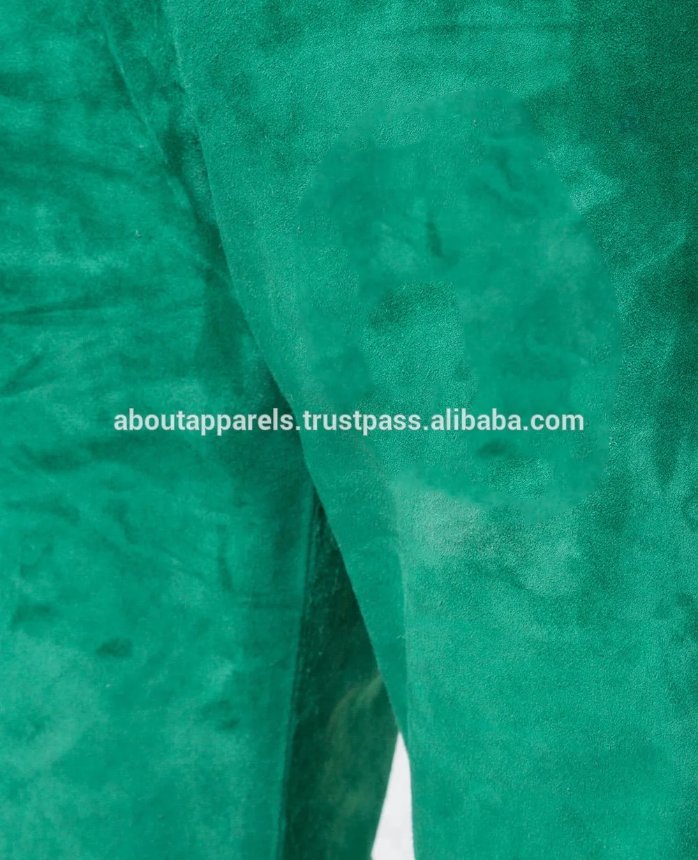 Bulk Custom genuine Suede motorbike Leather Pants Men Black genuine Suede Leather Pants