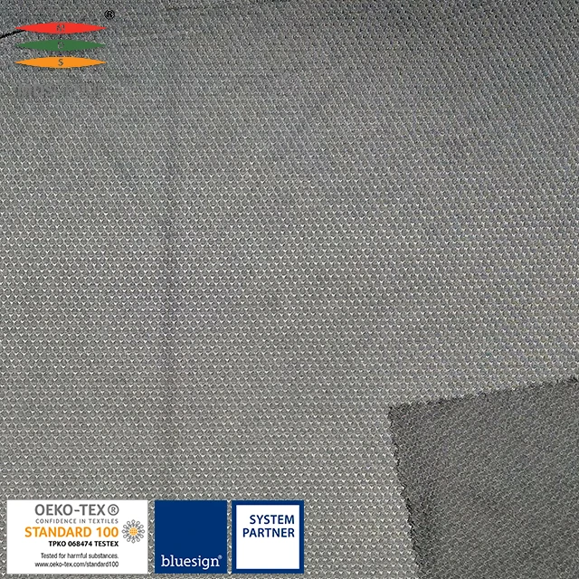 100 percent polyester fabric micro polyester circular knit mini jacquard mesh suitable for lining