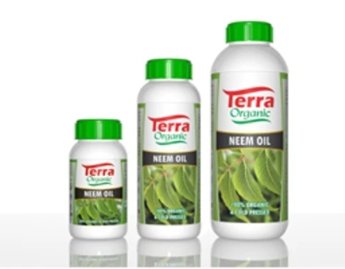 100% Organic Terra Neem Oil  extracted from neem kernel by Cold Pressed method used for plants and farms as fertilizer