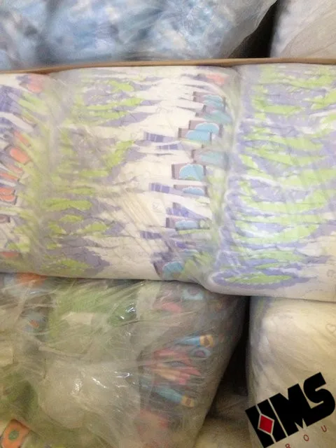 Baby Diapers in bales
