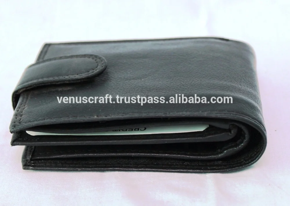 2017 Hot Selling Custom Print cheap mens hand made genuine leather wallets from india