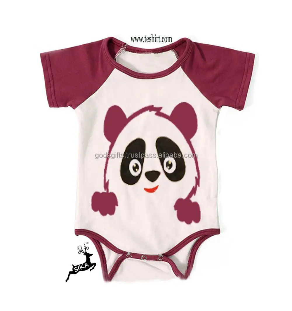 online shopping OEM organic cotton baby Romper body suit fashion kids customer baby pantone Dyed Organic Cotton Baby Rompers
