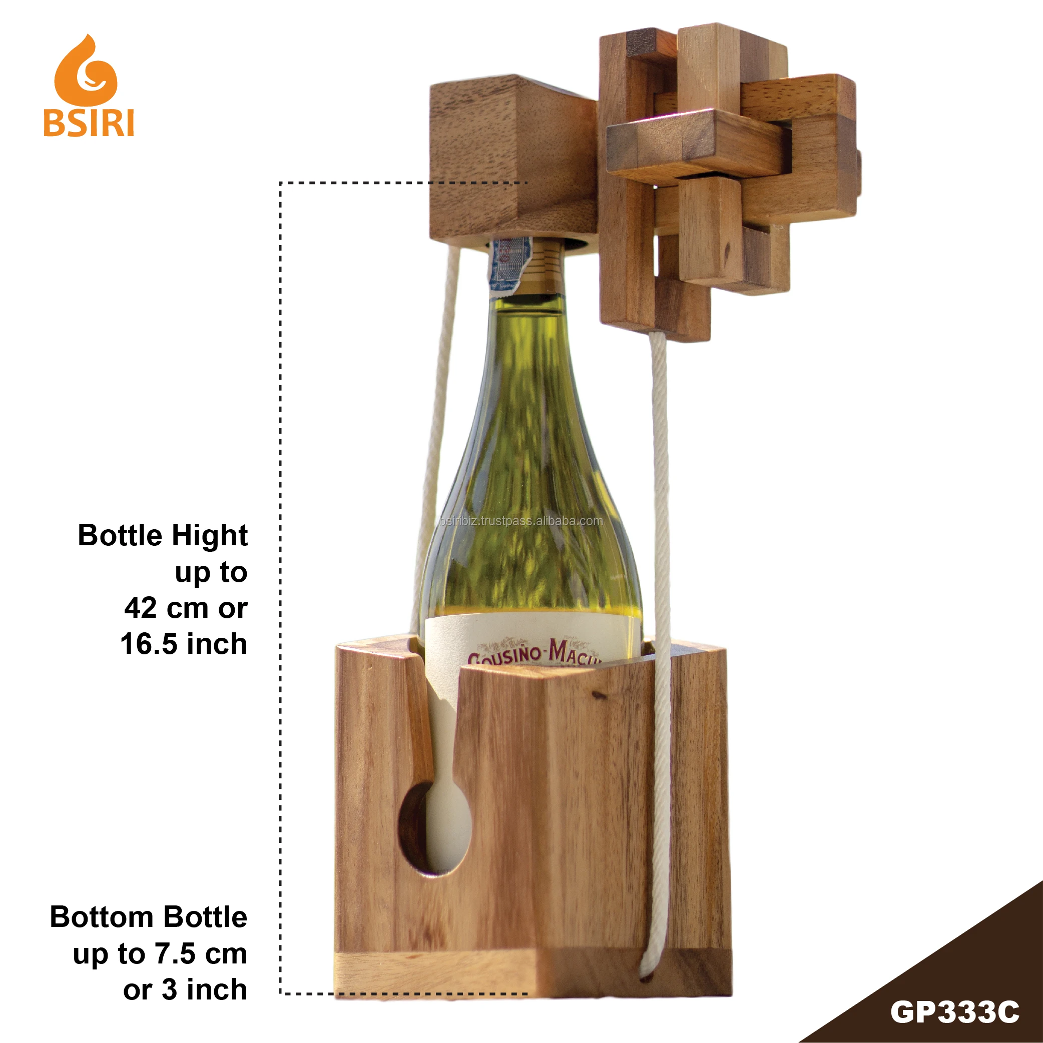 kitchen toys CCO Wine Bottle Puzzle Wooden for Adults Brain Teaser Drinking Games for Adults Party new product ideas 2023