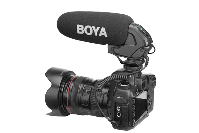BOYA BY-BM3030 Supercardioid On-Camera Shotgun Microphone for DSLRs, camcorders, audio recorders