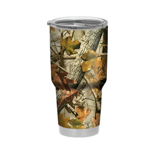 30oz Insulated Double Walled 18/8 Stainless Steel Tumbler Mug With Air Transfer Painting