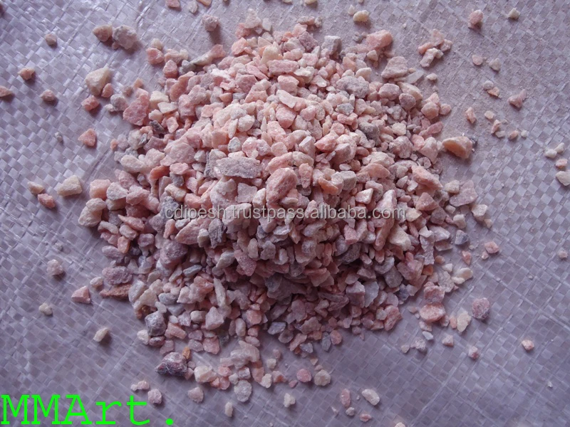 Лидер продаж из Индии натуральный розовый мрамор заполнитель переработанный каменный гравий для строительства коммерческих зданий и напольных покрытий
