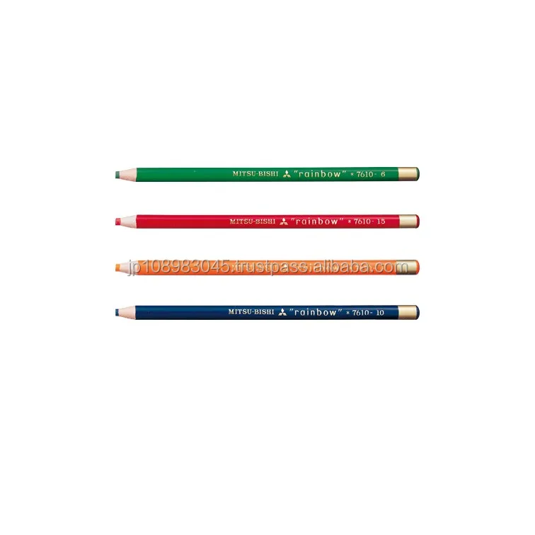 Mitsubishi Uni Rainbow Colored Pencil Graphite Drawing Dermatograph made in Japan