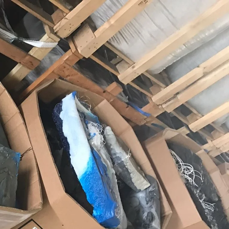 PE Lumps Colored, Post Industrial, Polyethylene Raw Materials Recycling Mixed Color Dry