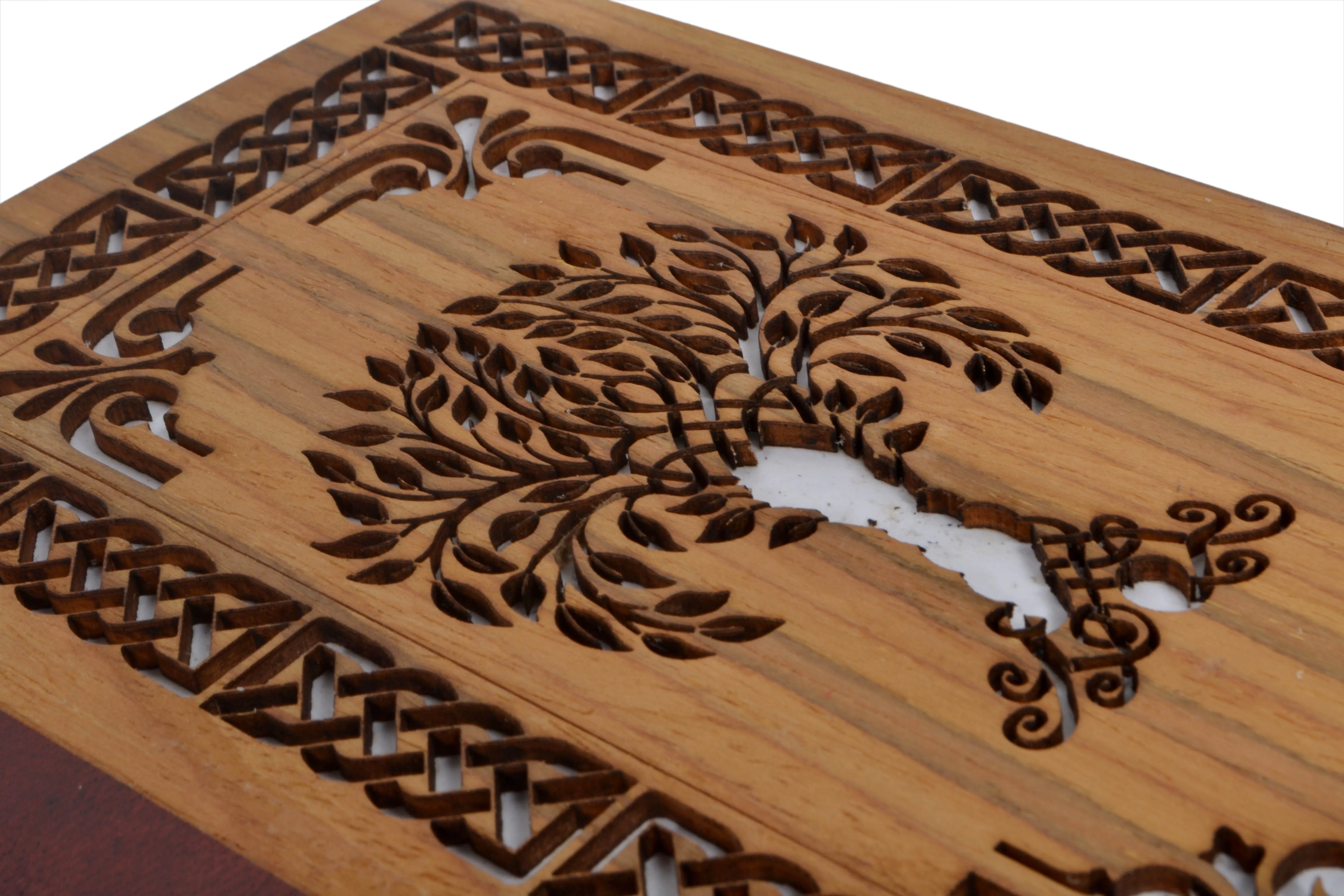 Journals Cover Office Notebooks Cut Work Mango Wood Eco Friendly Wooden New Design Creative 100 Sheets Paper Gift Paypal SFW4940