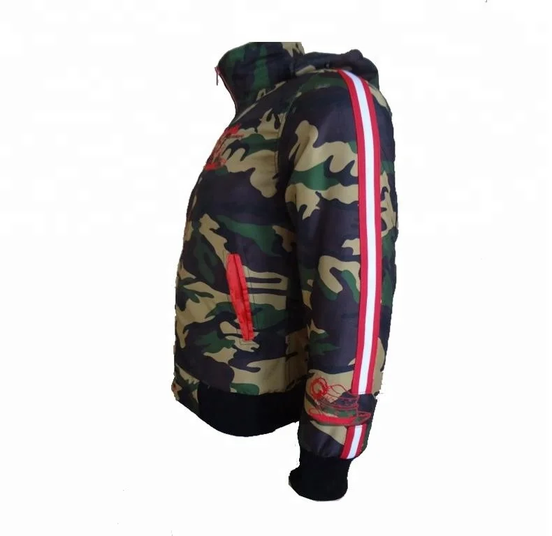 Customized Camouflage Hooded Hunting Jacket, Hunting Jacket, Camo Jacket