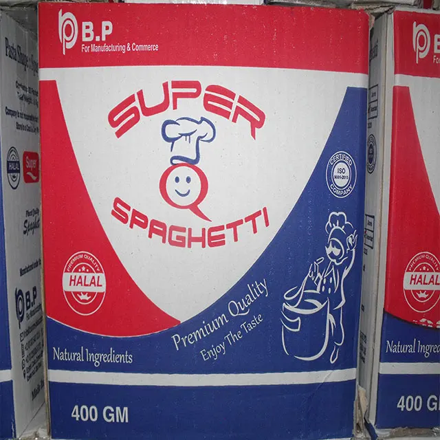 High Standard spaghetti pasta 400 g Egyptian Pasta For Sale
