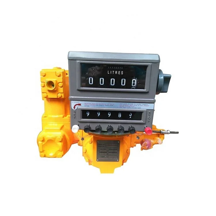 Bestfueling totalizer diesel gasoline digital display TCS LC meter positive displacement industry flow meter