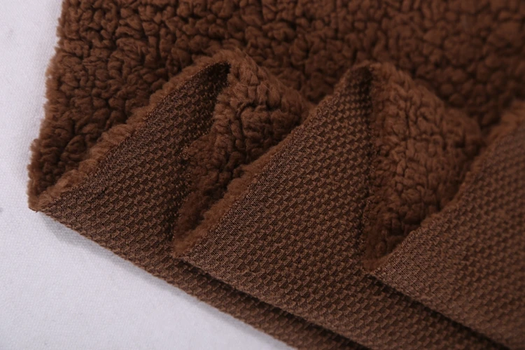High quality sherpa warm fleece fabric for winter thick blanket