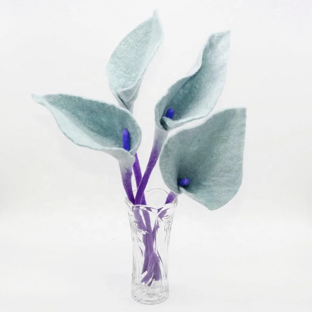 Eco-friendly NZ Wool Felt Flowers, Gifts for Home & Festive Decorations, Souvenir Crafts of Nepal Hand-felted by Women Artisans