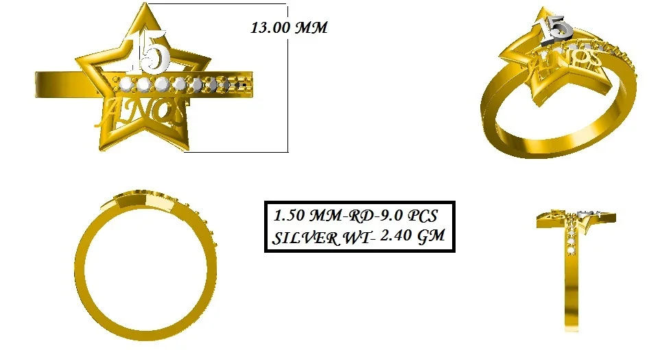 Best Selling Classic Star Shape Design 925 Sterling Silver Jewelry Sets for Teenagers CZ Jewelry